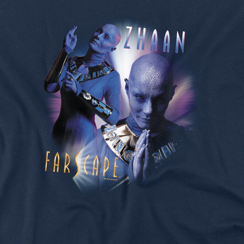 Navy - Pack Shot - Farscape Unisex Adult Zhaan T-Shirt
