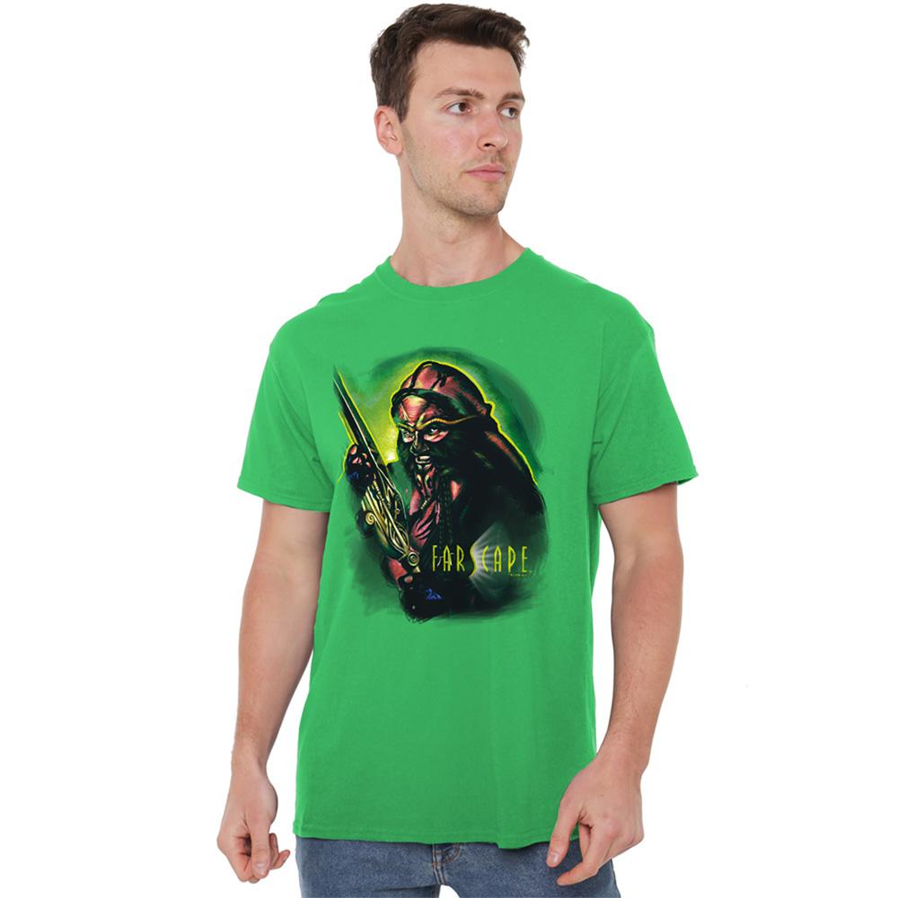 Kelly Green - Side - Farscape Unisex Adult Ka D´Argo Warrior T-Shirt