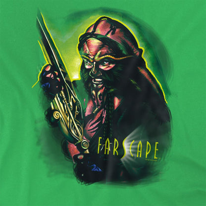 Kelly Green - Pack Shot - Farscape Unisex Adult Ka D´Argo Warrior T-Shirt