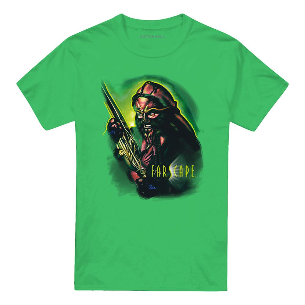 Kelly Green - Front - Farscape Unisex Adult Ka D´Argo Warrior T-Shirt