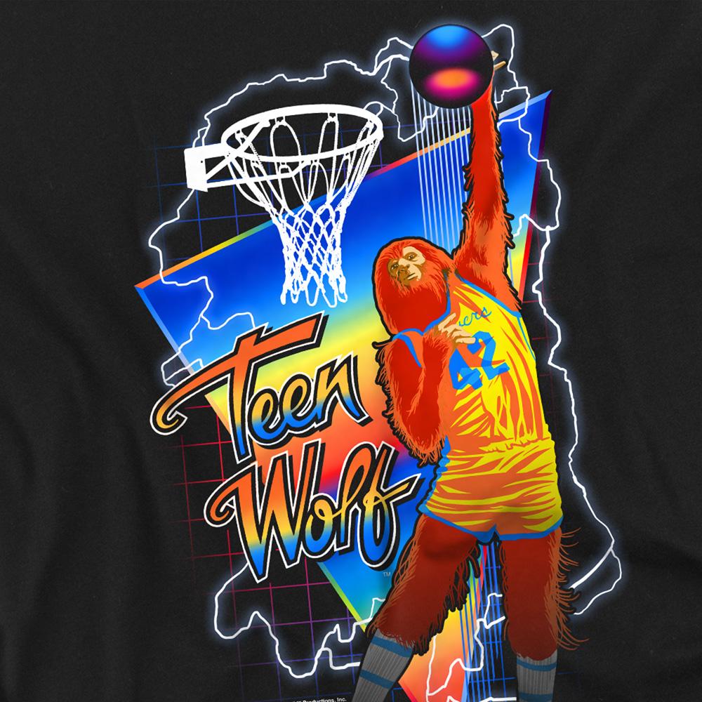 Black - Pack Shot - Teen Wolf Unisex Adult Electric T-Shirt
