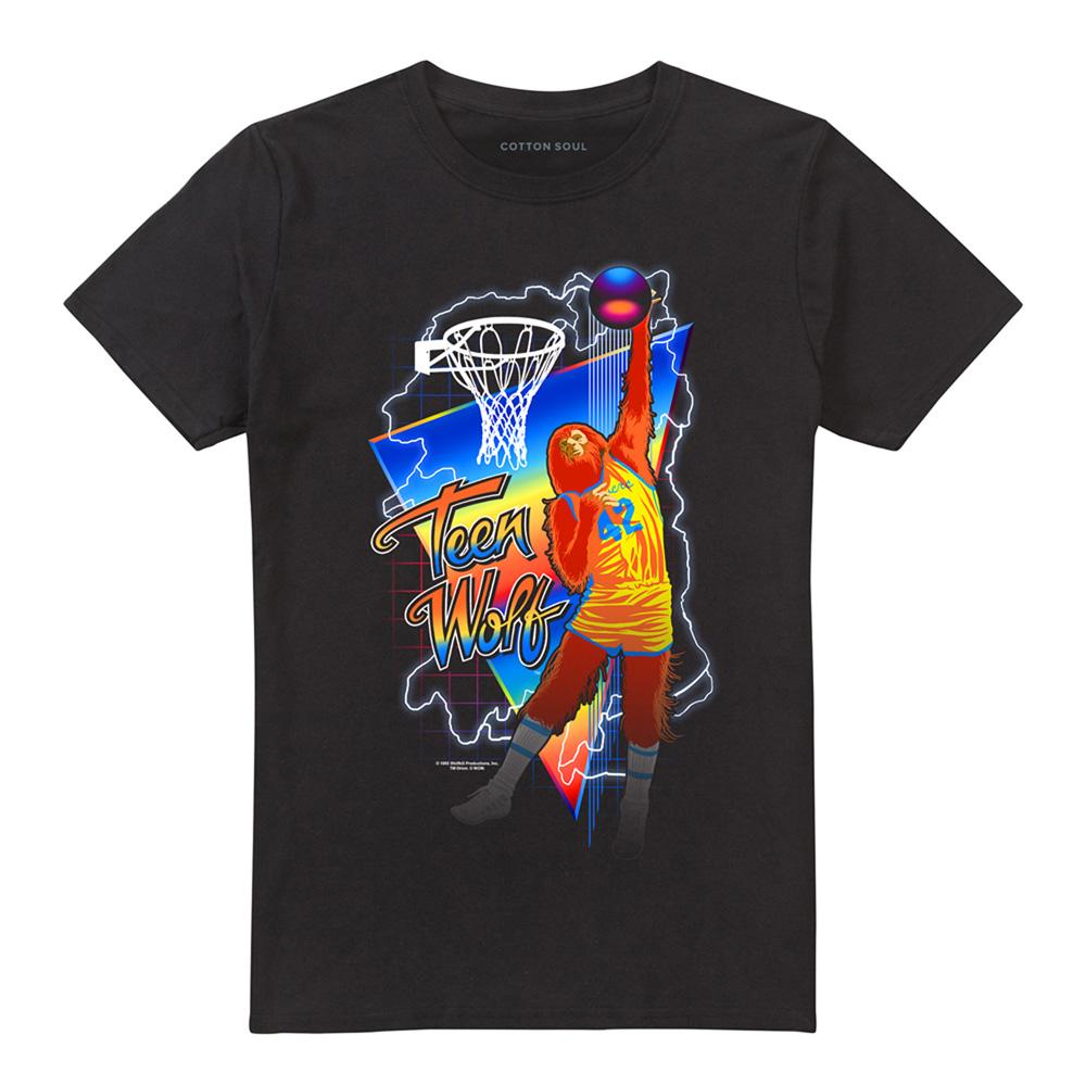 Black - Front - Teen Wolf Unisex Adult Electric T-Shirt