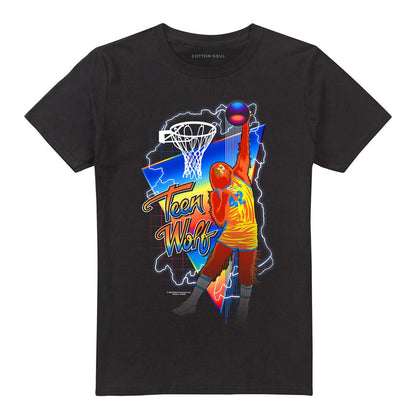 Black - Front - Teen Wolf Unisex Adult Electric T-Shirt