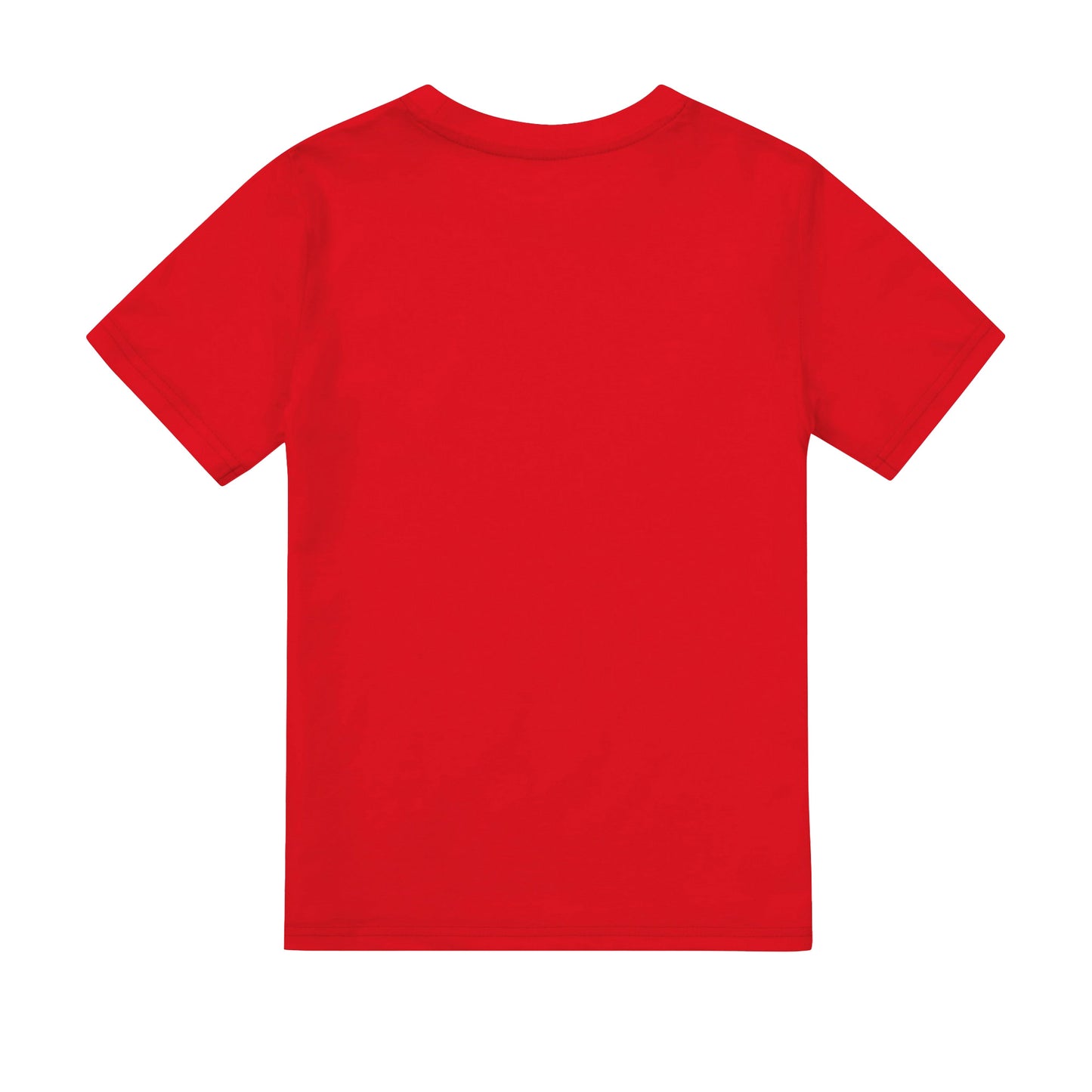 Red - Back - Spider-Man Childrens-Kids Miles Morales Spray T-Shirt