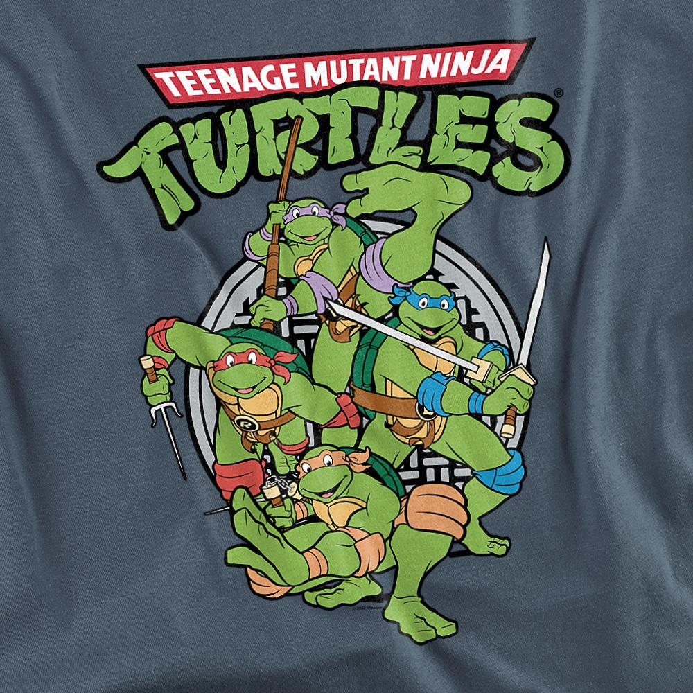 Slate - Back - Teenage Mutant Ninja Turtles Unisex Adult Group T-Shirt