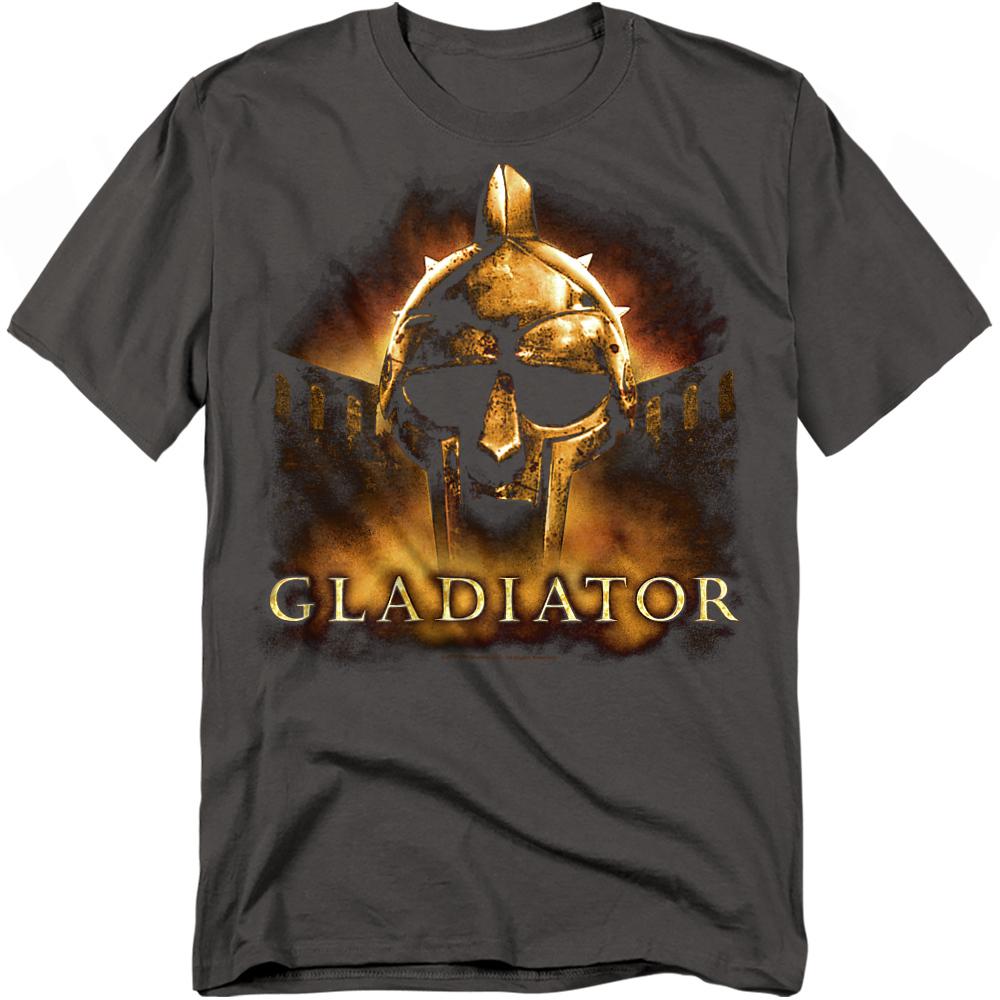 Charcoal - Front - Gladiator Unisex Adult My Name Is T-Shirt