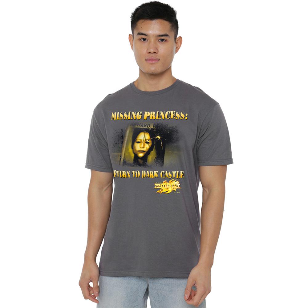 Charcoal - Side - MirrorMask Unisex Adult Missing Princess T-Shirt