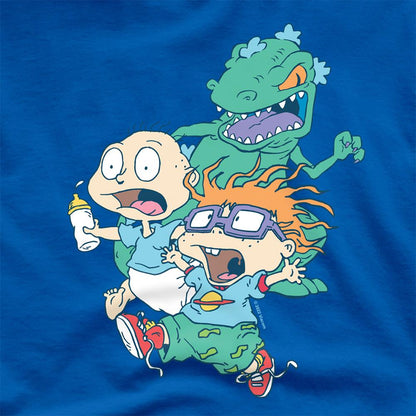 Royal Blue - Side - Rugrats Unisex Adult Tommy & Chucky T-Shirt