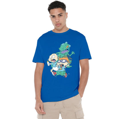 Royal Blue - Lifestyle - Rugrats Unisex Adult Tommy & Chucky T-Shirt