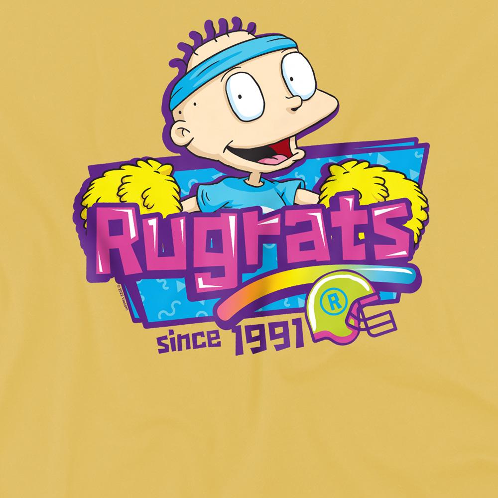 Banana Yellow - Side - Rugrats Unisex Adult Tommy Cheerleader T-Shirt