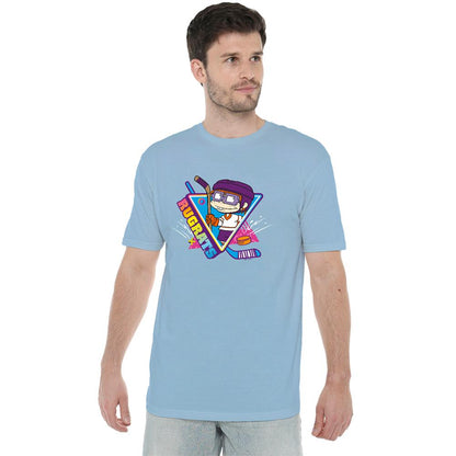 Light Blue - Lifestyle - Rugrats Unisex Adult Chucky Hockey T-Shirt