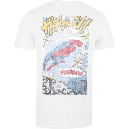 White - Back - Spider-Man Mens Window T-Shirt