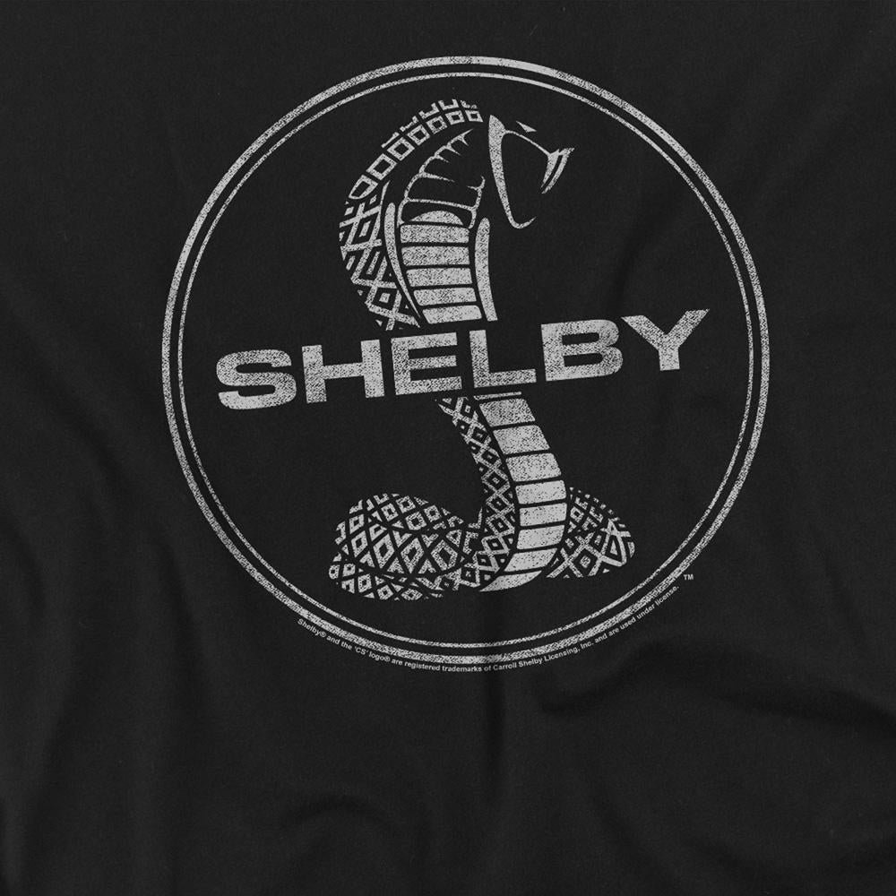 Black - Side - Carroll Shelby Unisex Adult One Color Cobra T-Shirt