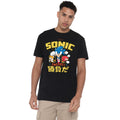 Black - Side - Sonic The Hedgehog Mens Team Sonic T-Shirt