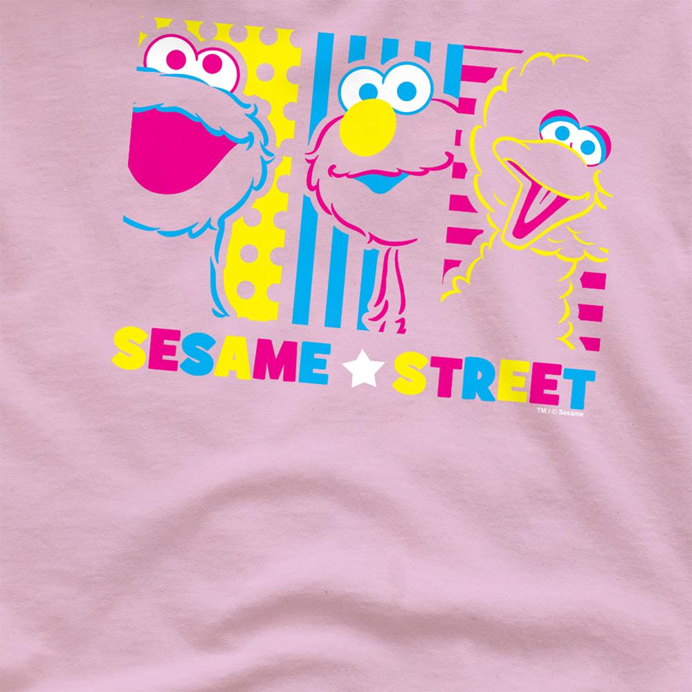 Pink - Side - Sesame Street Unisex Adult See Em Why T-Shirt
