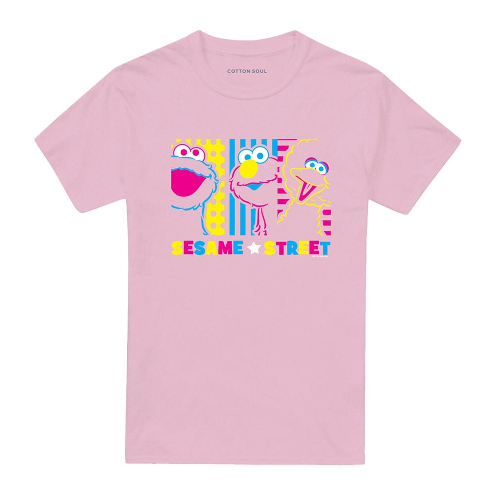 Pink - Front - Sesame Street Unisex Adult See Em Why T-Shirt