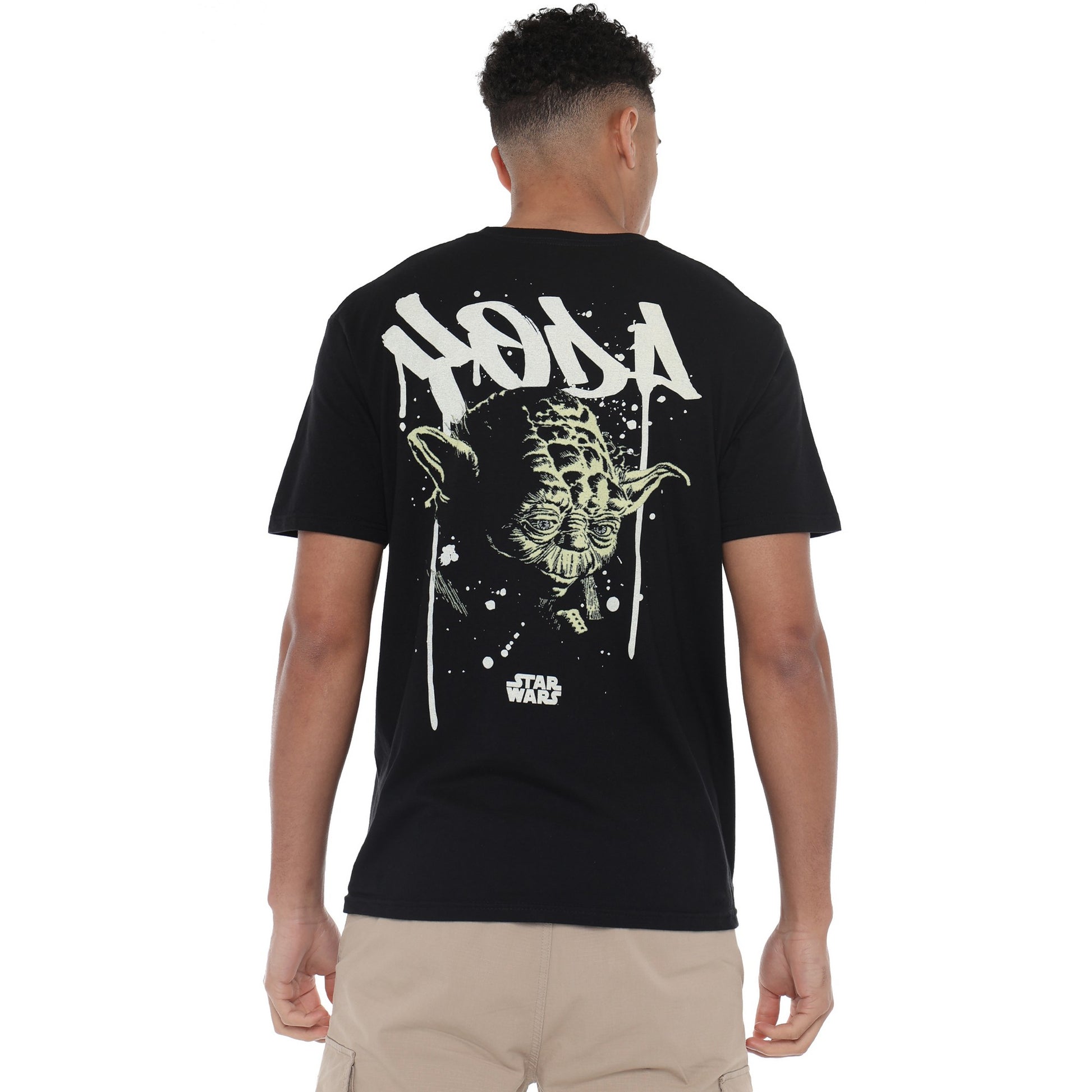 Black - Lifestyle - Star Wars Mens Streetwise Yoda T-Shirt