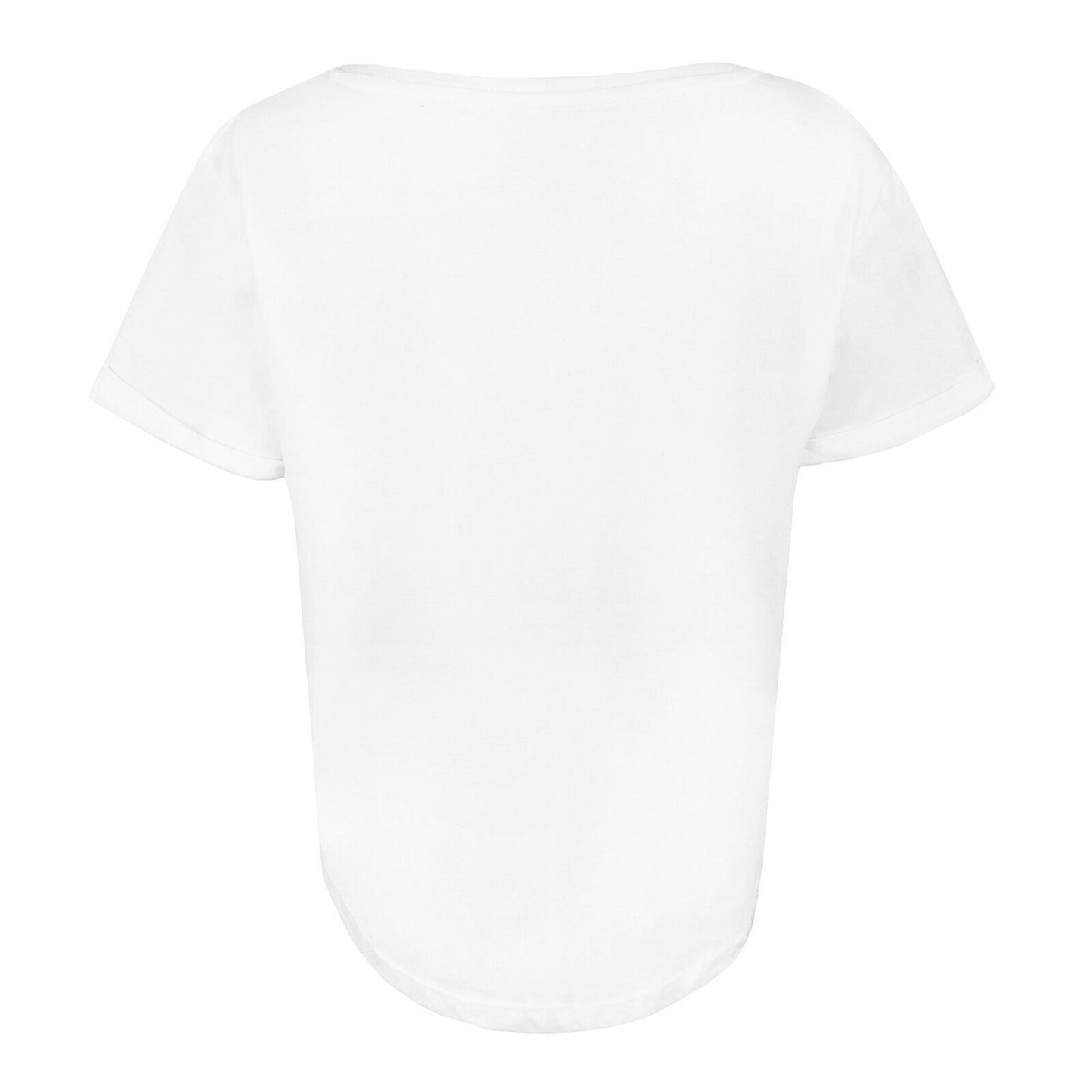 White - Back - MTV Womens-Ladies Glitch T-Shirt