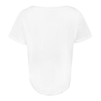 White - Back - MTV Womens-Ladies Glitch T-Shirt