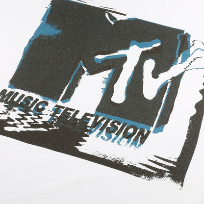 White - Side - MTV Womens-Ladies Glitch T-Shirt