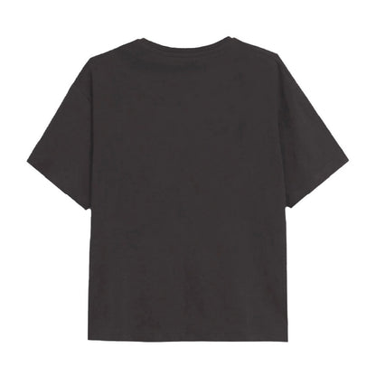 Charcoal - Back - Bambi Girls Outline Metallic T-Shirt