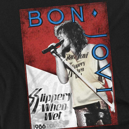 Black - Side - Bon Jovi Unisex Adult 86 Tour Long-Sleeved T-Shirt