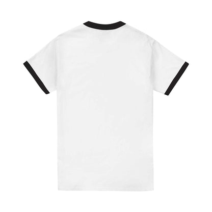 White - Back - Bruce Lee Unisex Adult Triumphant Ringer T-Shirt