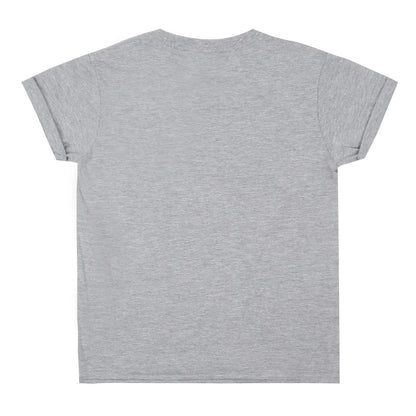 Sports Grey - Back - Disney Girls Rainbow Logo Marl T-Shirt