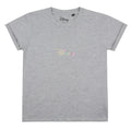 Sports Grey - Front - Disney Girls Rainbow Logo Marl T-Shirt