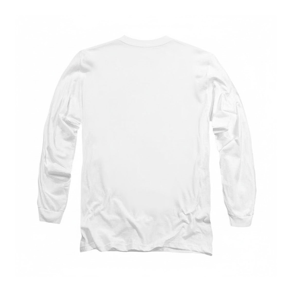 White - Back - Bruce Lee Unisex Adult Kick To The Head Long-Sleeved T-Shirt