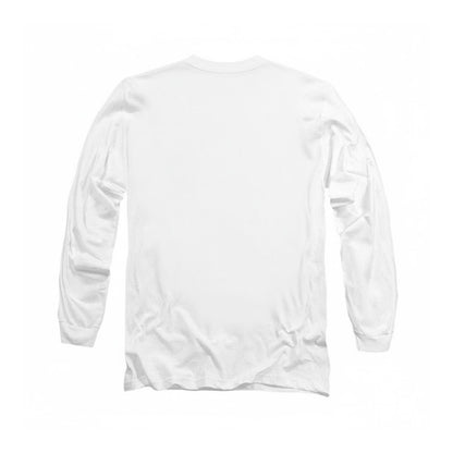 White - Back - Bruce Lee Unisex Adult Kick To The Head Long-Sleeved T-Shirt