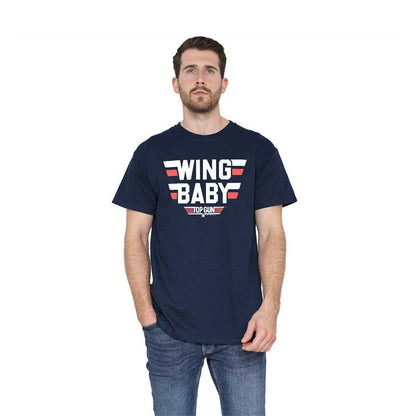 Navy - Lifestyle - Top Gun Unisex Adult Wing Baby T-Shirt