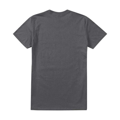 Charcoal - Back - MTV Unisex Adult Rainbow Blocks Logo T-Shirt