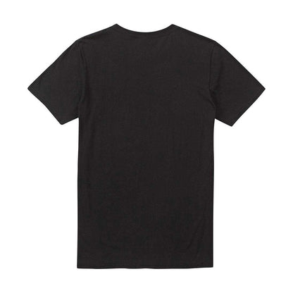 Black - Back - MTV Unisex Adult Skull Filled Logo T-Shirt
