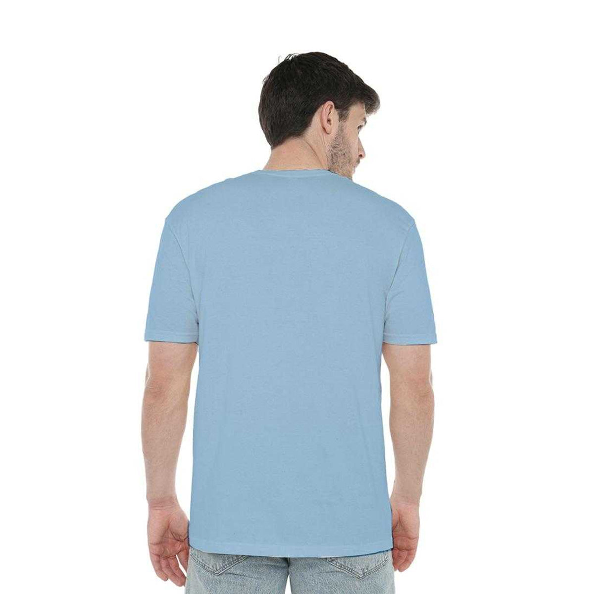 Light Blue - Pack Shot - MTV Unisex Adult Original Logo T-Shirt