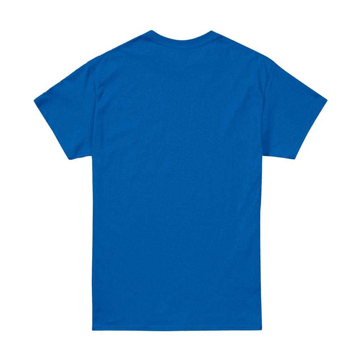 Royal Blue - Back - MTV Unisex Adult Neon Logo T-Shirt