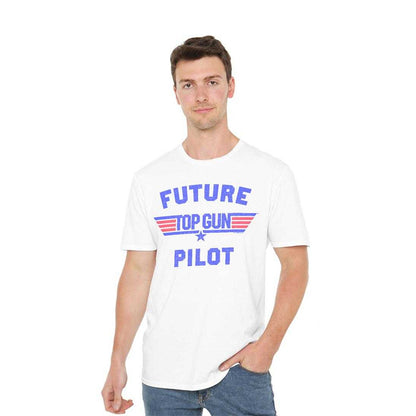 White - Lifestyle - Top Gun Unisex Adult Future Top Gun Pilot T-Shirt