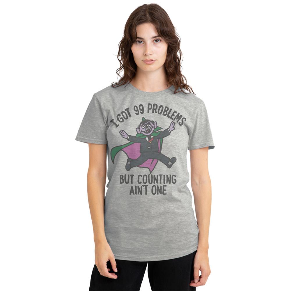 Athletic Heather - Lifestyle - Sesame Street Womens-Ladies I Got 99 Problems T-Shirt