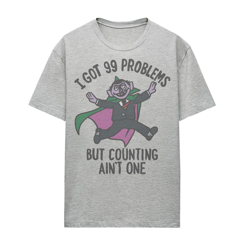 Athletic Heather - Front - Sesame Street Womens-Ladies I Got 99 Problems T-Shirt