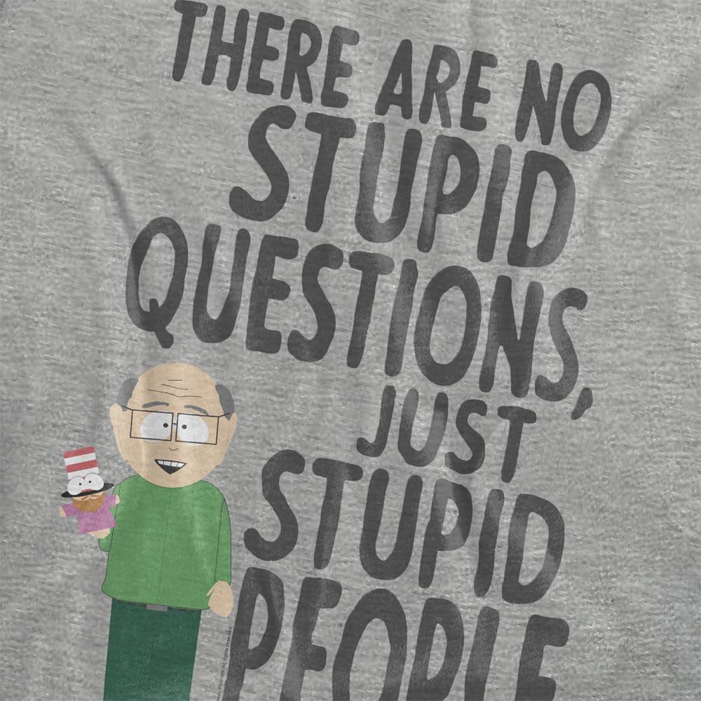 Athletic Heather - Side - South Park Womens-Ladies Mr Garrison Heathered T-Shirt