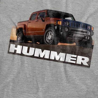 Athletic Heather - Side - Hummer Womens-Ladies H3 Ad T-Shirt