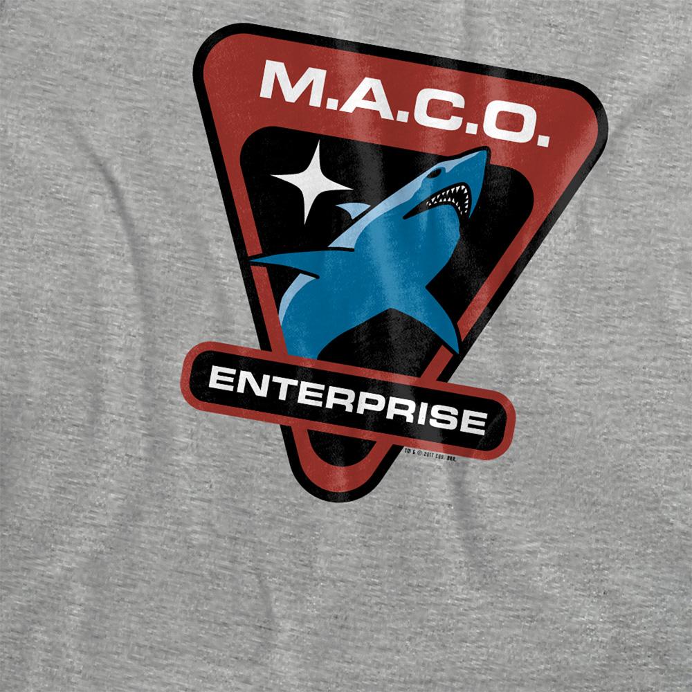 Athletic Heather - Side - Star Trek Womens-Ladies MACO Patch T-Shirt