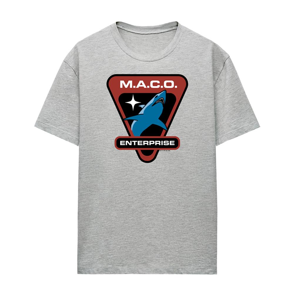Athletic Heather - Front - Star Trek Womens-Ladies MACO Patch T-Shirt