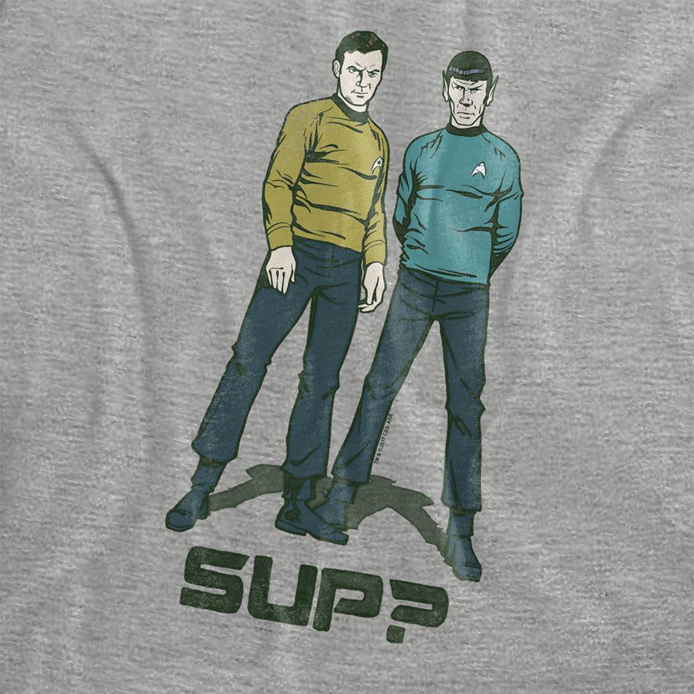 Athletic Heather - Side - Star Trek Womens-Ladies Sup T-Shirt