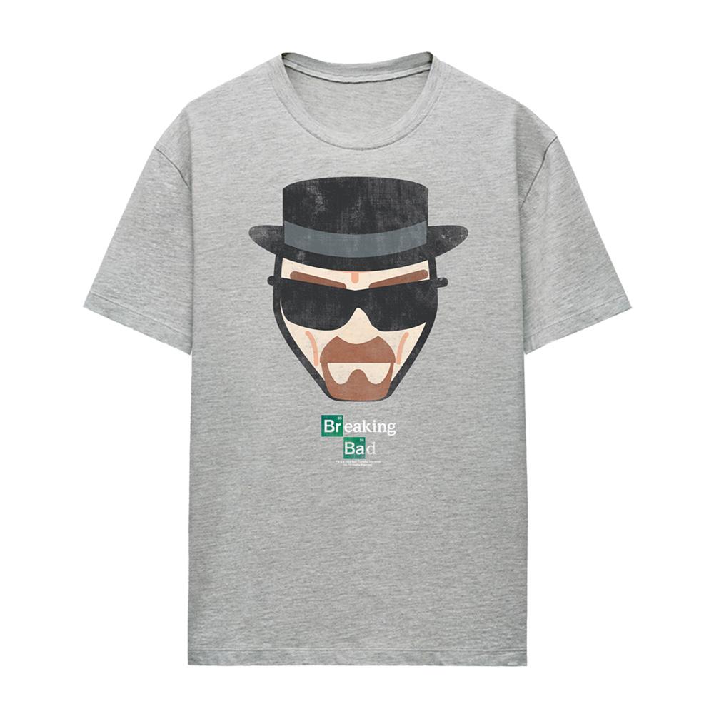 Athletic - Front - Breaking Bad Womens-Ladies Heisenberg Face T-Shirt