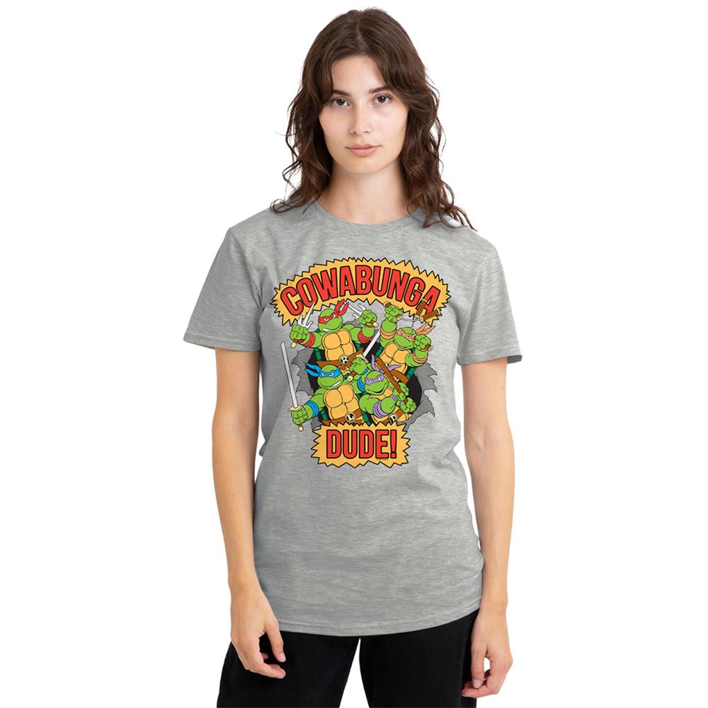 Athletic - Lifestyle - Teenage Mutant Ninja Turtles Womens-Ladies Cowabunga Dude T-Shirt