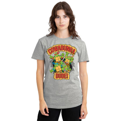 Athletic - Lifestyle - Teenage Mutant Ninja Turtles Womens-Ladies Cowabunga Dude T-Shirt