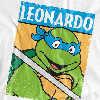Athletic - Side - Teenage Mutant Ninja Turtles Womens-Ladies Leonardo T-Shirt
