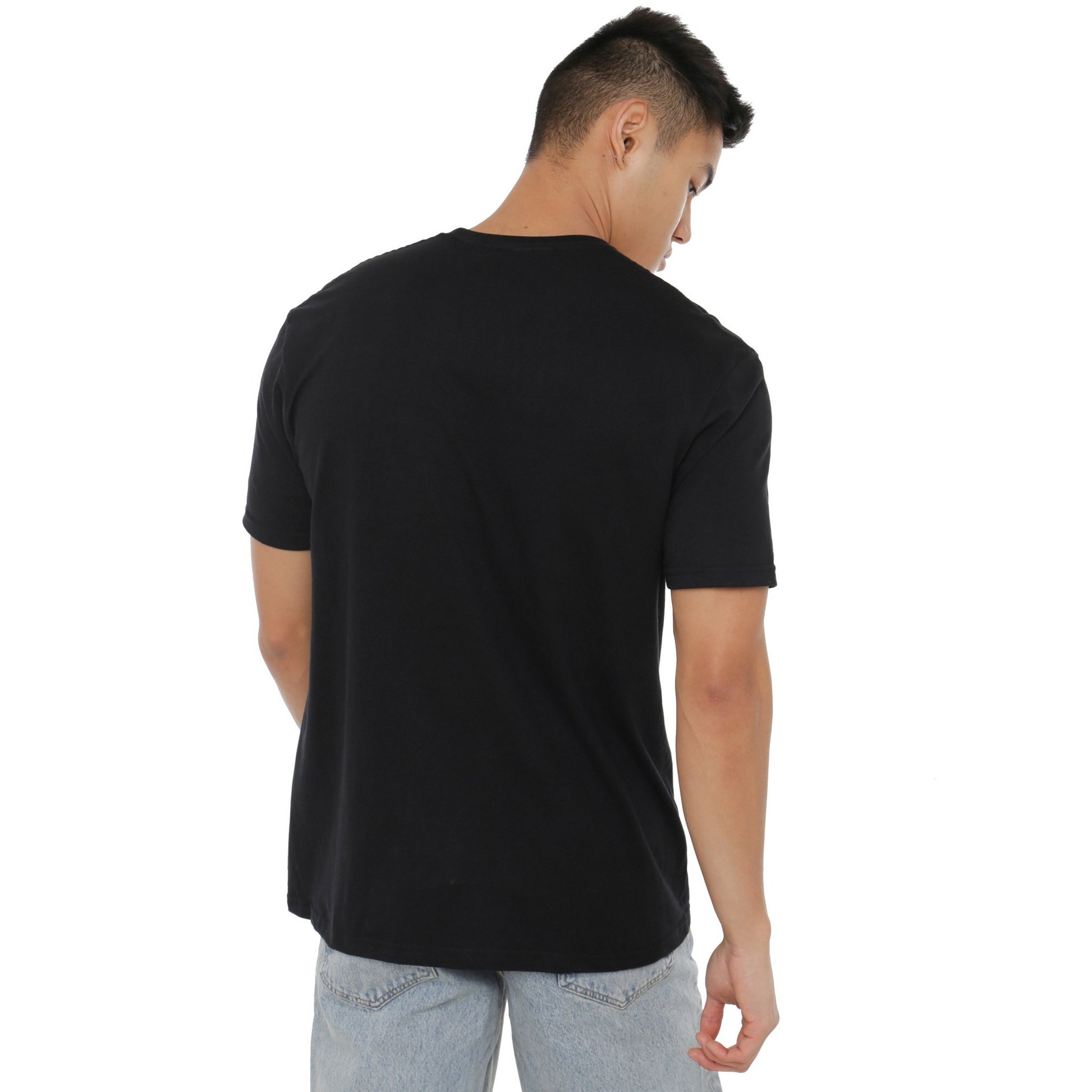 Black - Lifestyle - Star Wars: The Mandalorian Mens Landscape Logo T-Shirt