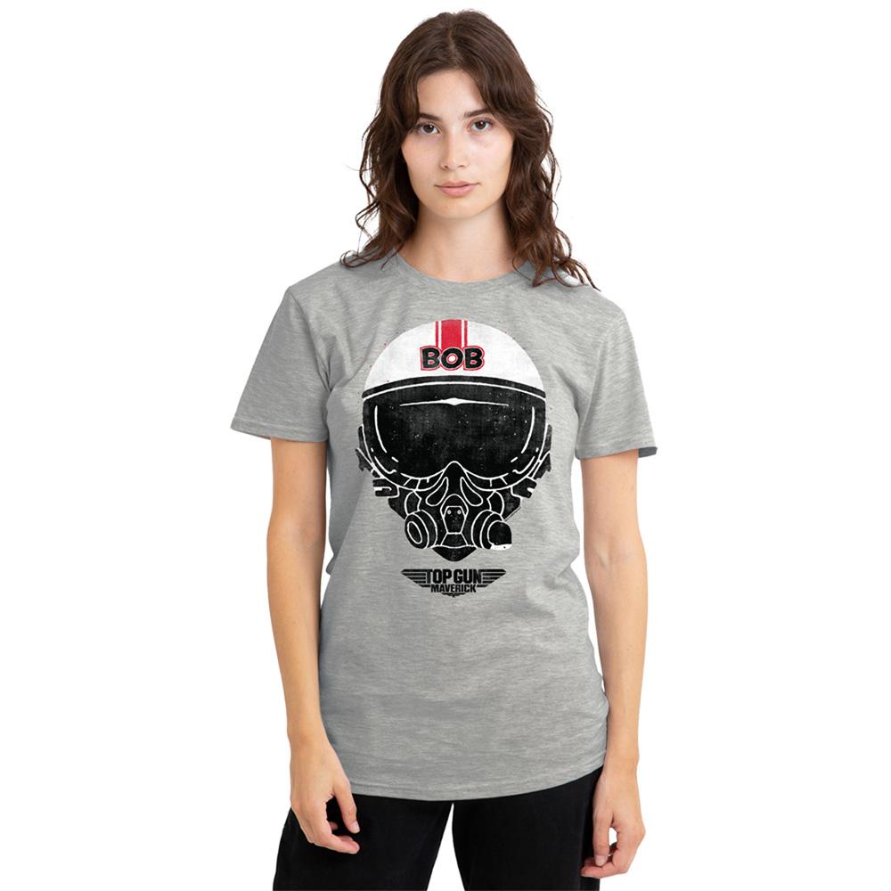 Athletic Heather - Lifestyle - Top Gun Womens-Ladies Bob Helmet T-Shirt